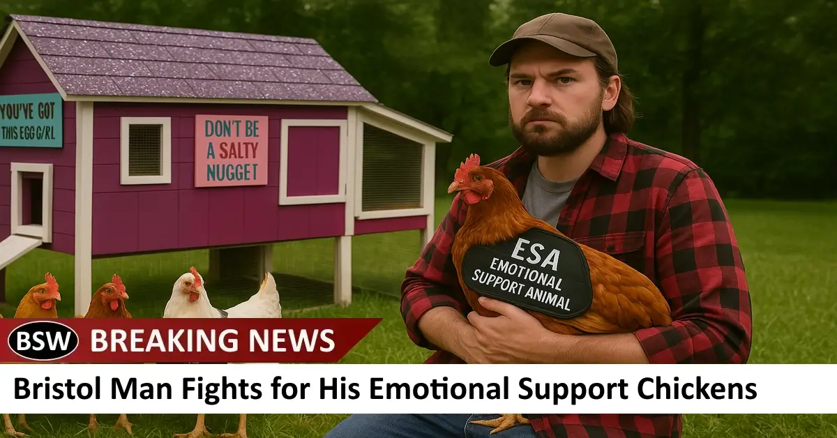 Bristol Man Fights for His Emotional Support Chickens